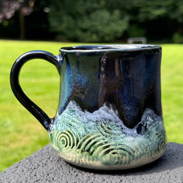 Storm at Sea textured mug