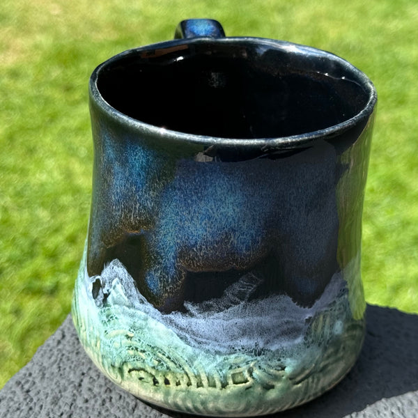 Storm at Sea textured mug