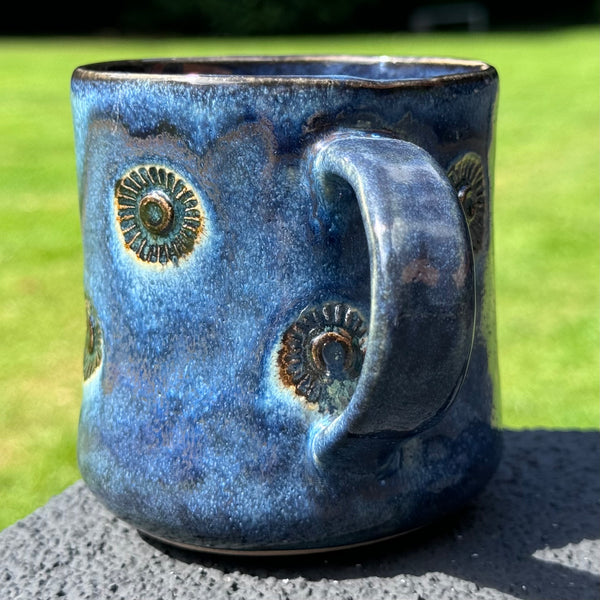 Midnight Blue textured mug