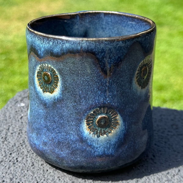 Midnight Blue textured mug