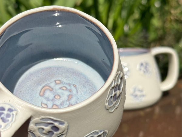 Lavender cups - pair