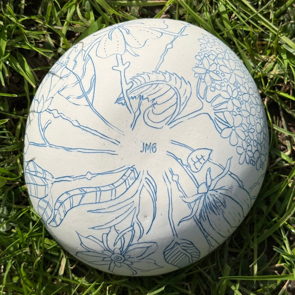 Blue porcelain bowl