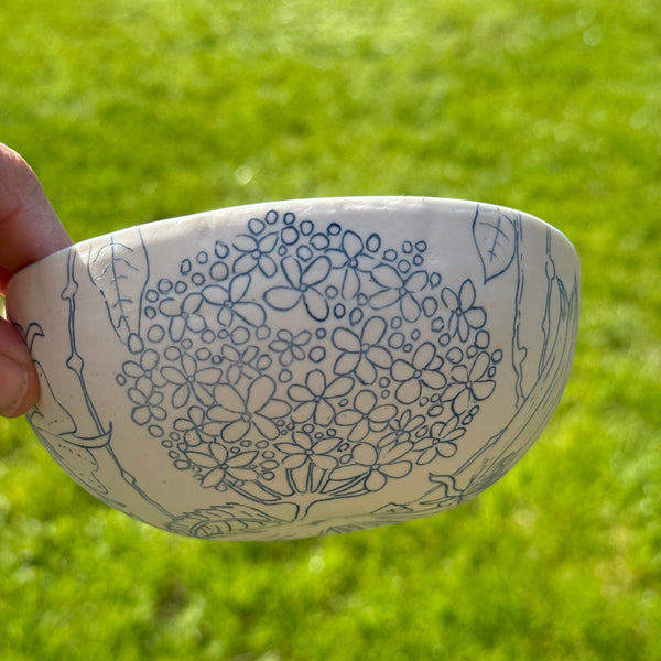 Blue porcelain bowl