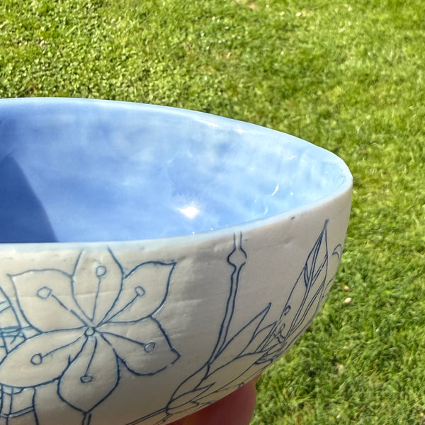 Blue porcelain bowl