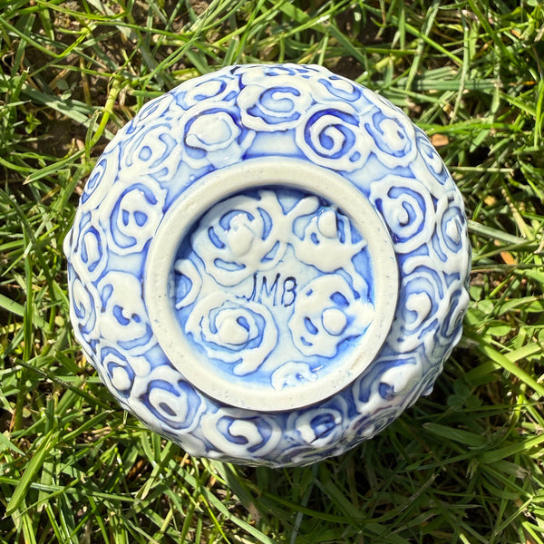 Blue small porcelain cup
